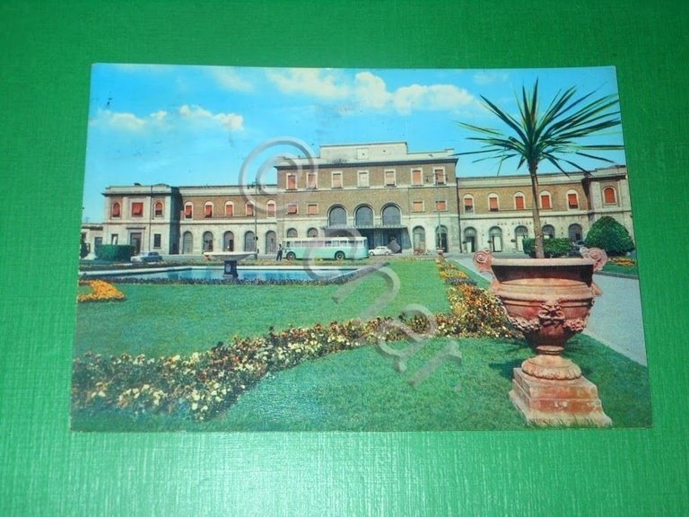 Cartolina Piacenza - Stazione Ferroviaria 1963
