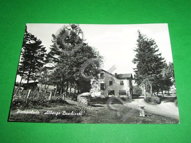 Cartolina Piampaludo - Albergo Buschiazzi 1968.