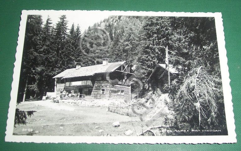 Cartolina Pian Trevisan - Villetta Maria 1940 ca