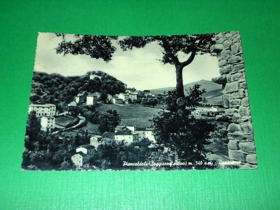 Cartolina Piancaldoli - Panorama 1955.