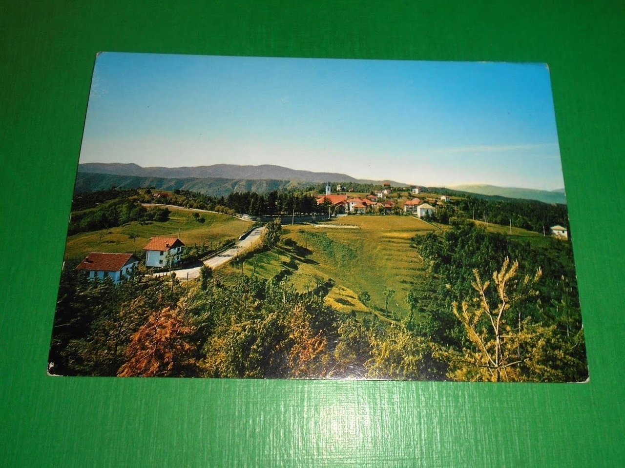 Cartolina Piancastagna - Scorcio panoramico 1981.