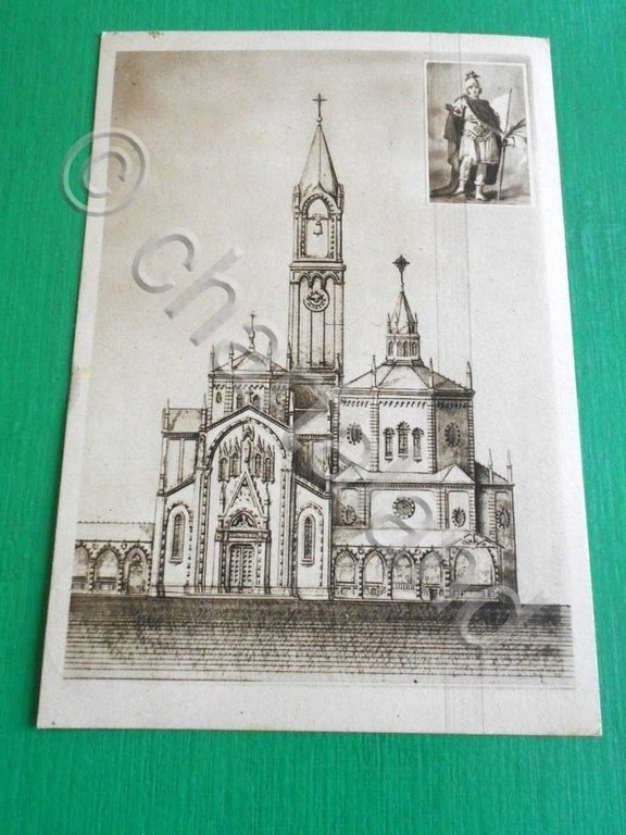 Cartolina Pianezza - Santuario di S. Pancrazio - Nuova facciata …