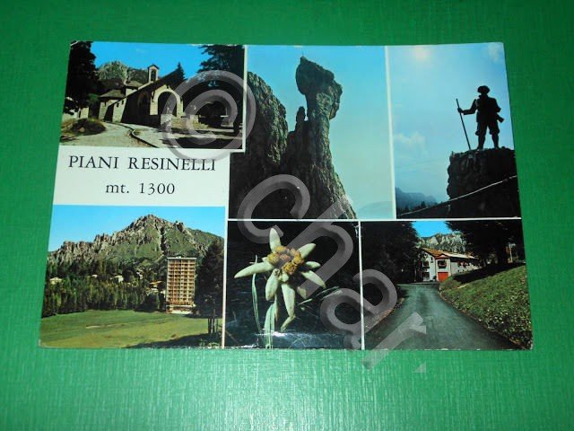 Cartolina Piani Resinelli - Vedute diverse 1972.