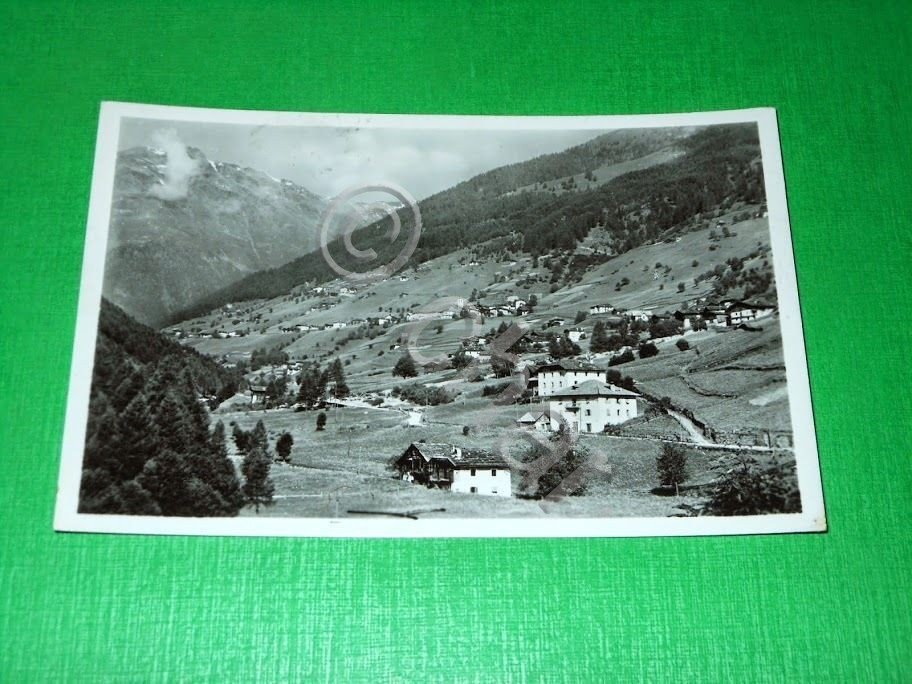 Cartolina Piazzola di Rabbi ( Trento ) - Panorama 1952.