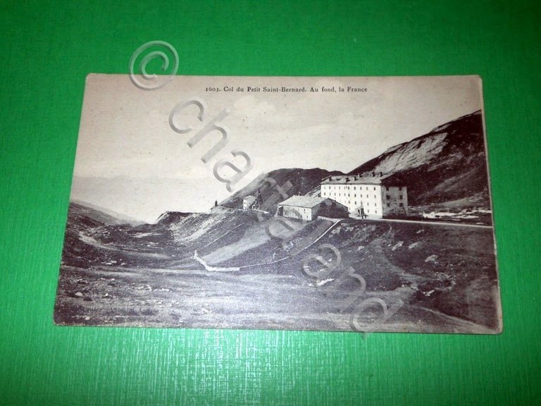 Cartolina Piccolo S. Bernardo - Scorcio panoramico 1910 ca.