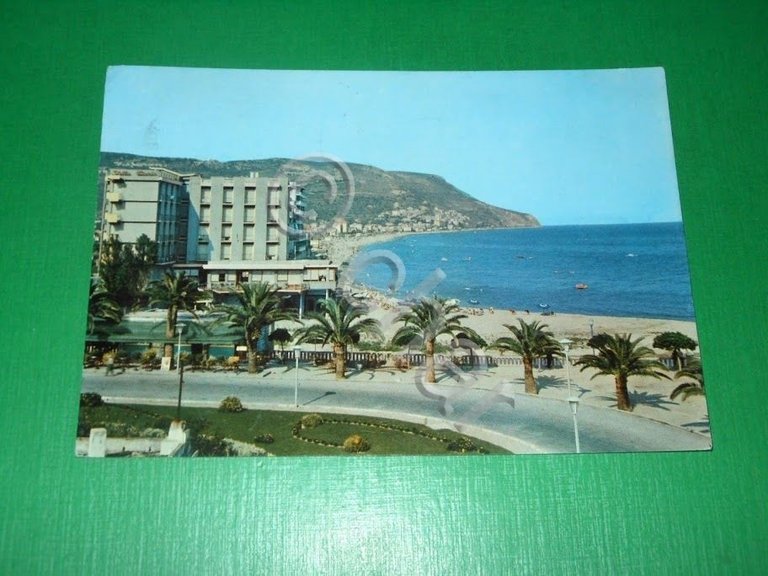 Cartolina Pietra Ligure - Hotel Stella Maris 1960 .