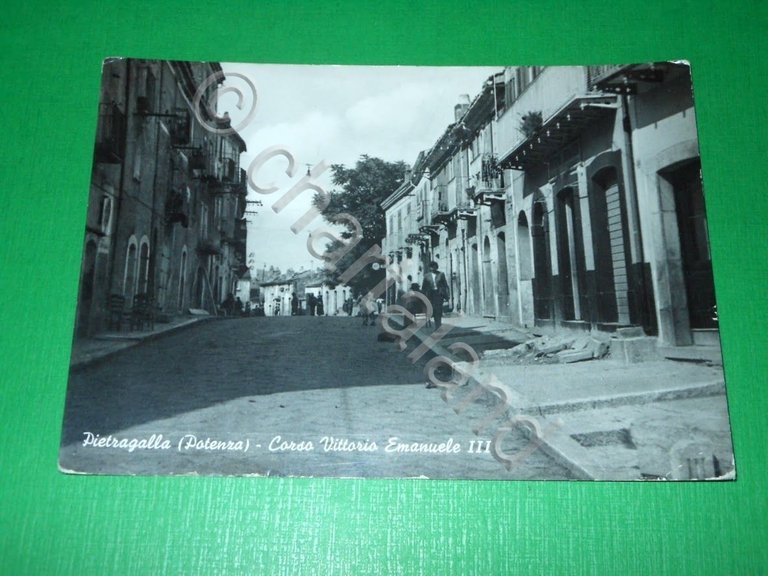Cartolina Pietragalla ( Potenza ) - Corso Vittorio Emanuele III …