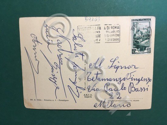 Cartolina Pietraligure - Riviera Delle Palme - Via Aurelia - …