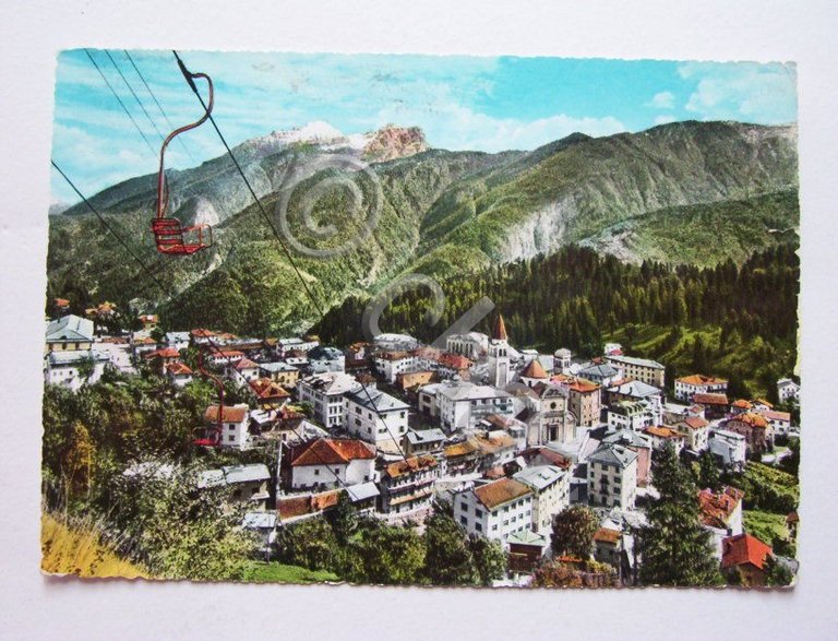 Cartolina Pieve di Cadore - Panorama 1962