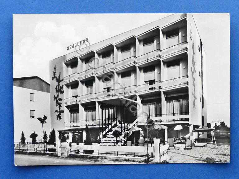 Cartolina Pinarella di Cervia - Hotel Renadoro - 1963.