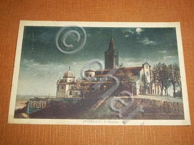 Cartolina Pinerolo - San Maurizio 1931