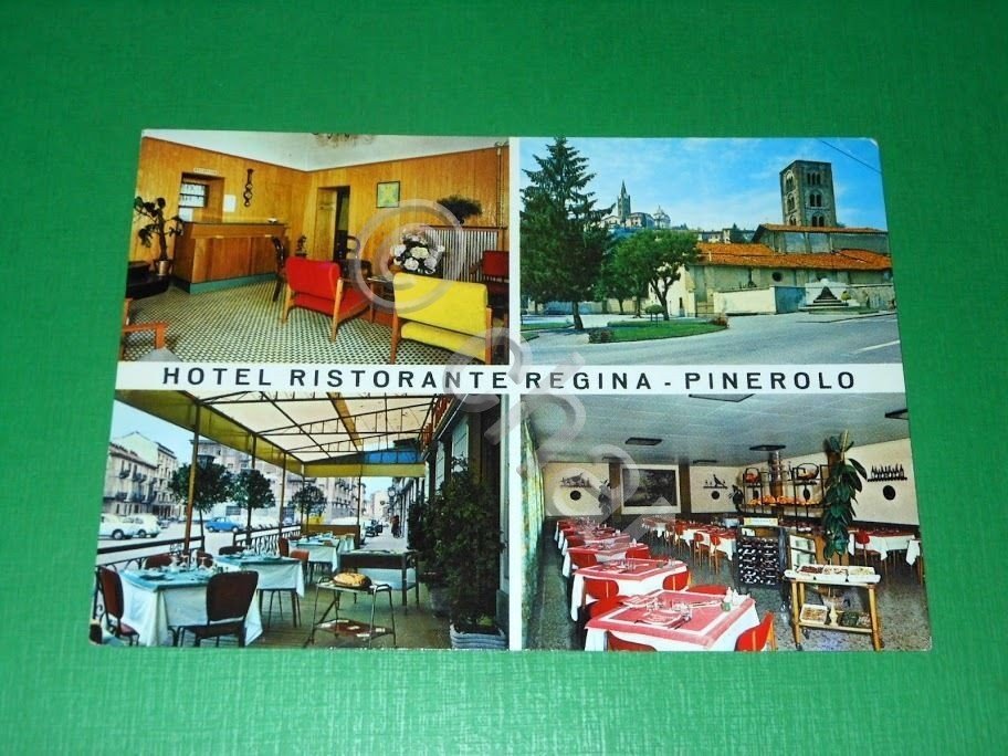 Cartolina Pinerolo - Vedute diverse 1965 ca.