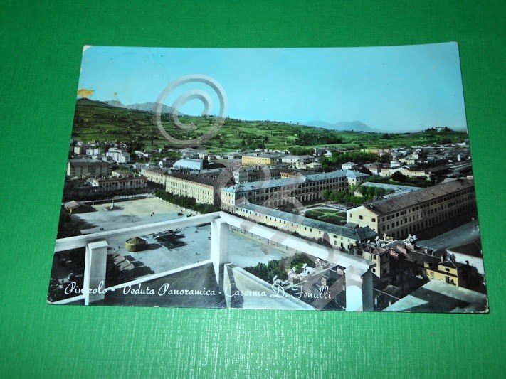 Cartolina Pinerolo ( Torino ) - Caserma D. Fenulli - …