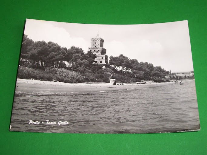 Cartolina Pineto ( Teramo ) - Torre Giulia 1966.
