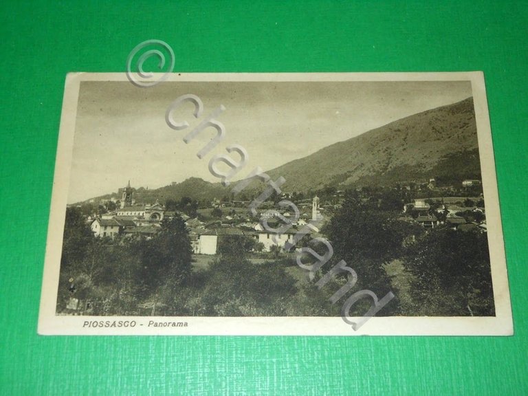 Cartolina Piossasco - Panorama 1930 ca
