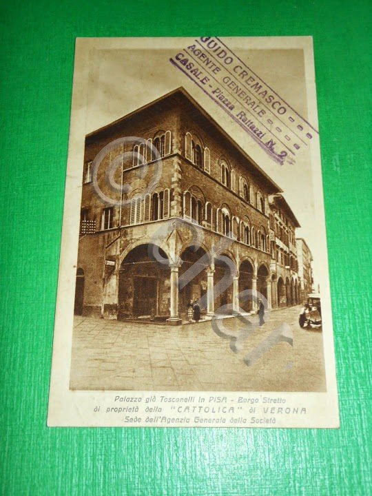 Cartolina Pisa - Borgo Stretto - Palazzo Toscanelli della Cattolica … | Immagine Gallery 2