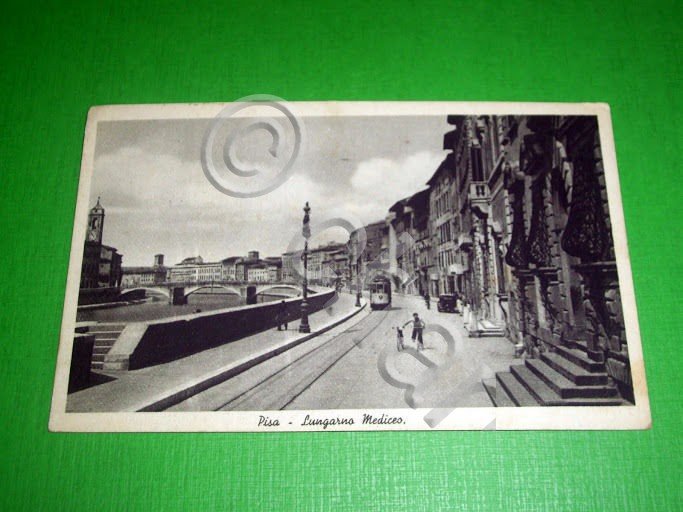 Cartolina Pisa - Lungarno Mediceo 1941. | Immagine principale