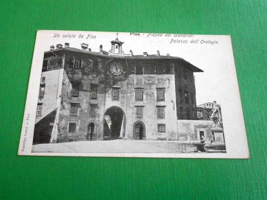 Cartolina Pisa - Piazza dei Cavalieri - Palazzo dell' Orologio …