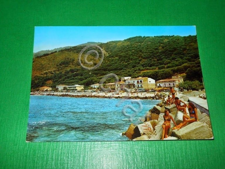 Cartolina Pisciotta ( Salerno ) - Marina - Scorcio panoramico …