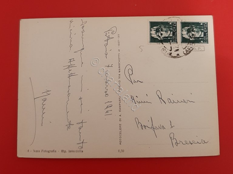 Cartolina Pistoia - Piazza S. Francesco - 1941