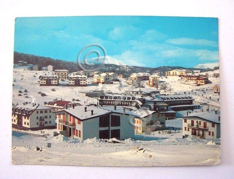 Cartolina Pizzoferrato ( Chieti ) - Panorama 1986.