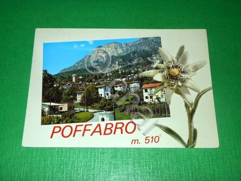 Cartolina Poffabro - Scorcio panoramico 1975.