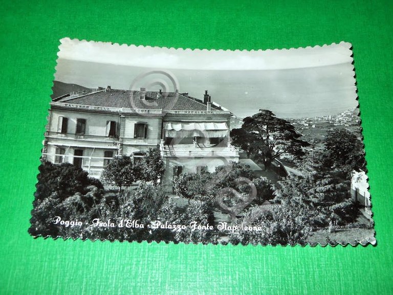 Cartolina Poggio - Isola d' Elba - Palazzo Fonte Napoleone …