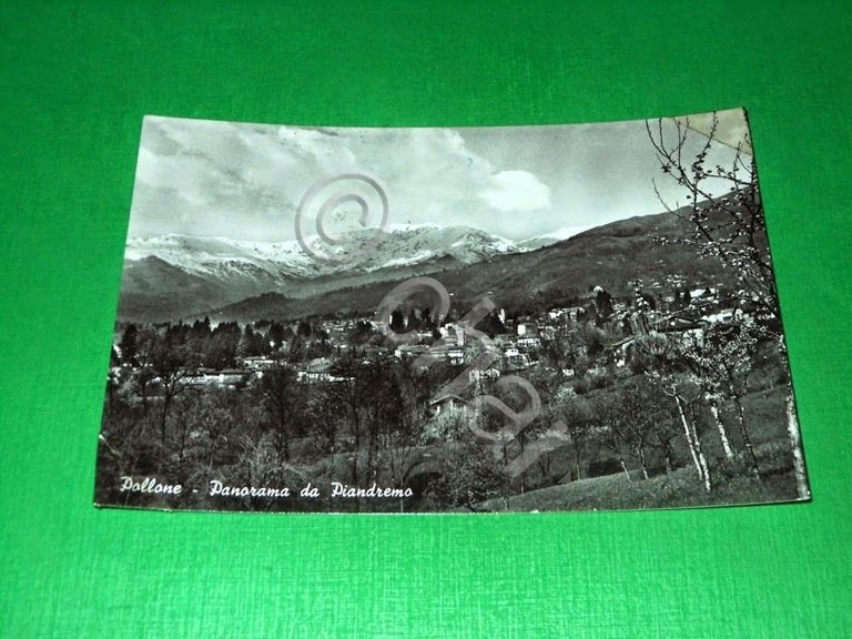 Cartolina Pollone - Panorama da Piandremo 1961 | Immagine Gallery 2