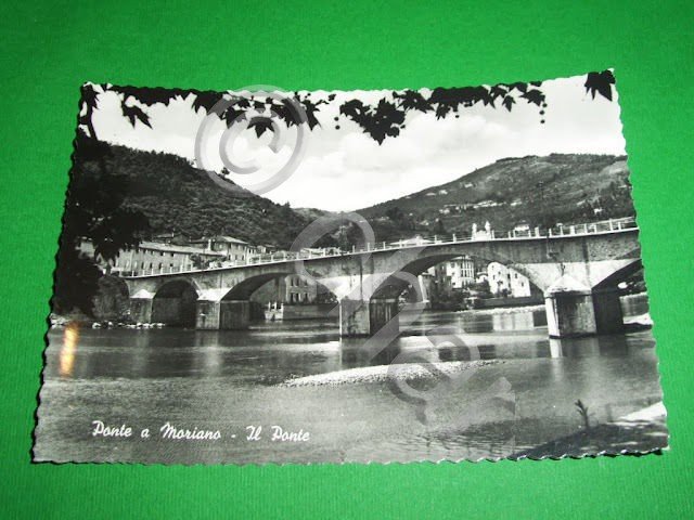 Cartolina Ponte a Moriano - Il Ponte 1955
