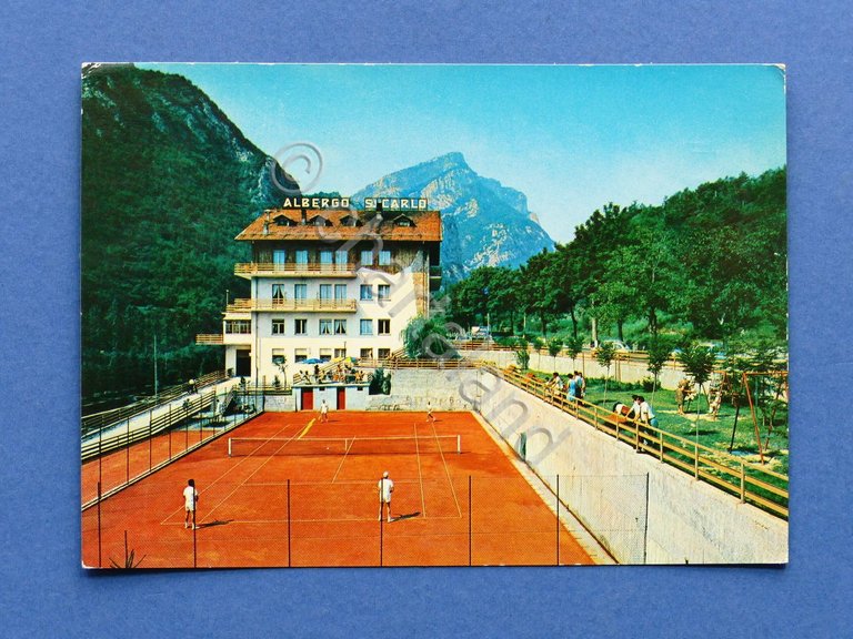 Cartolina Ponte di Nava - Hotel San Carlo - 1970