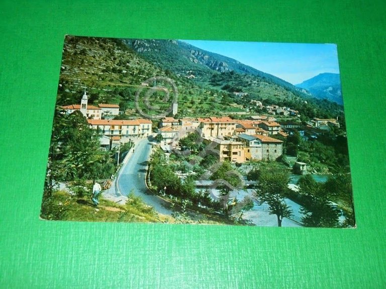 Cartolina Ponte di Nava ( Cuneo ) - Panorama 1978.