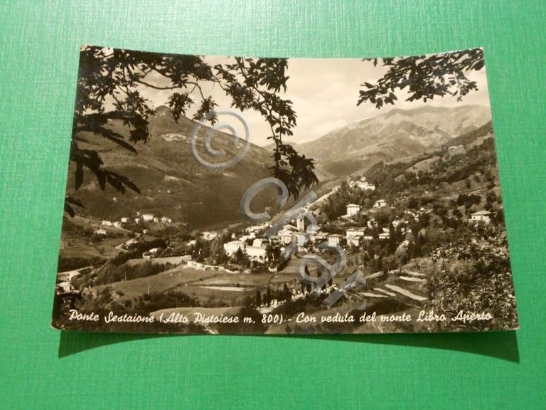 Cartolina Ponte Sestaione ( Alto Pistoiese ) - Con veduta …