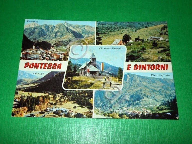 Cartolina Pontebba e dintorni - Vedute diverse 1973 | Immagine Gallery 2