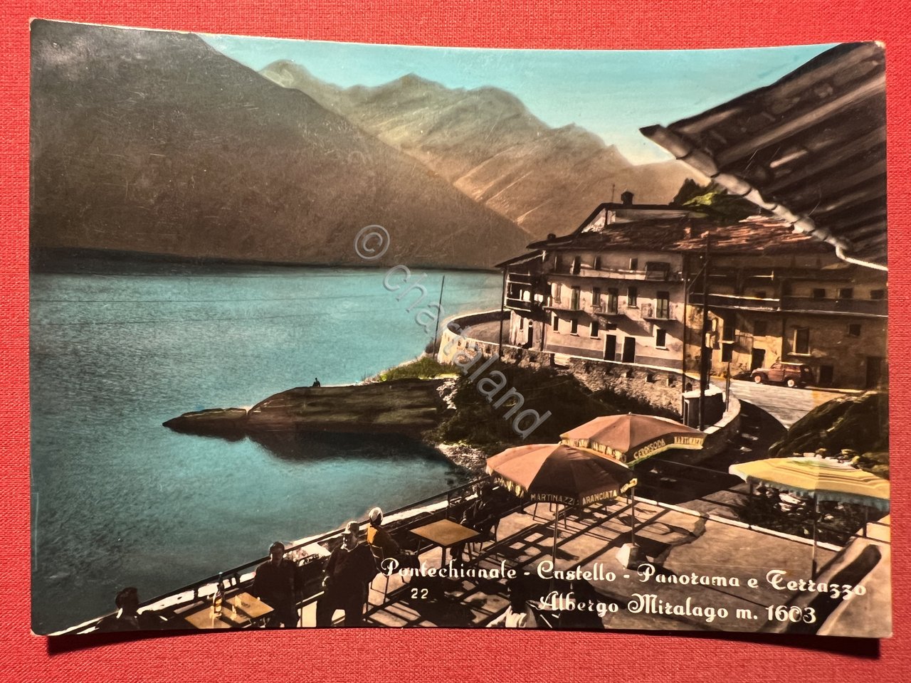 Cartolina Pontechianale - Castello - Panorama e Terrazzo - Albergo …