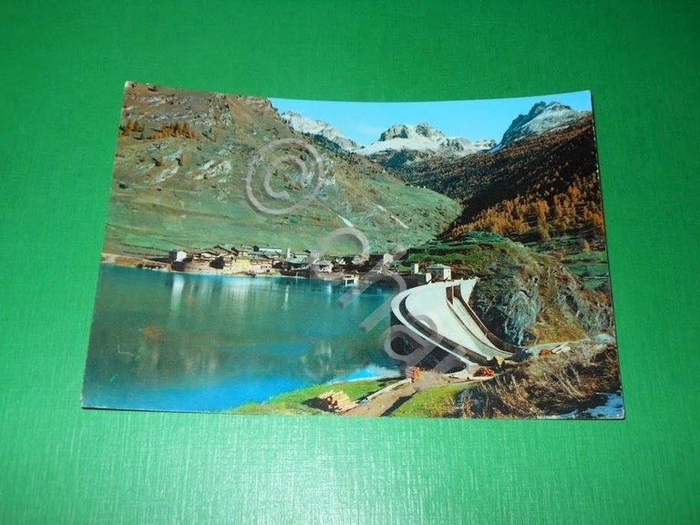 Cartolina Pontechianale ( Valle Varaita ) - Frazione Castello 1963