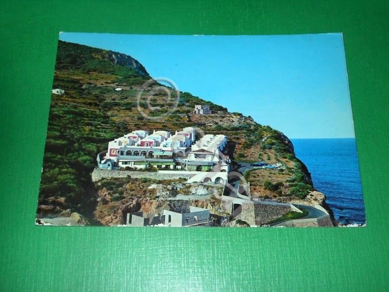 Cartolina Ponza - Hotel Chiaia di Luna 1971