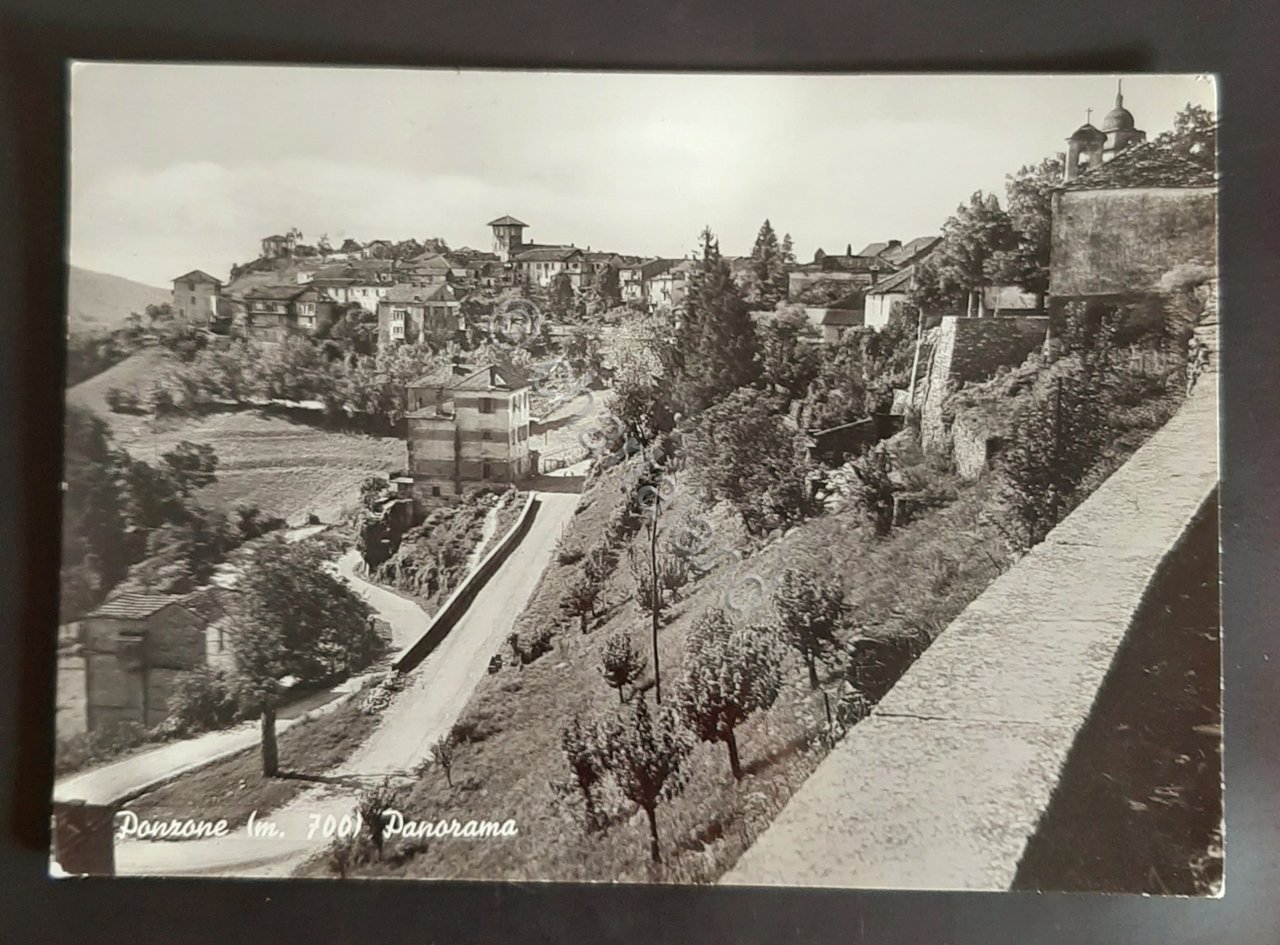 Cartolina Ponzone - Panorama - 1951 | Immagine principale