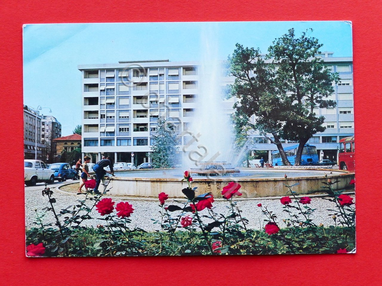 Cartolina Pordenone - Piazza Risorgimento - 1971.