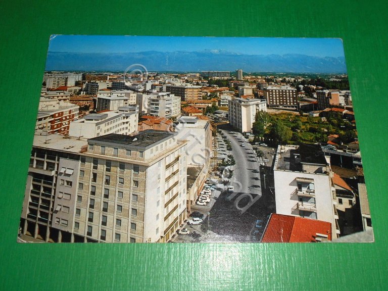 Cartolina Pordenone - Via Dante Alighieri 1984.