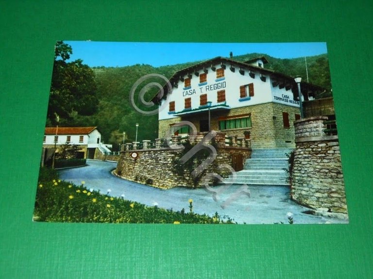 Cartolina Pornassio ( Imperia ) - Casa Tommaso Reggio 1972