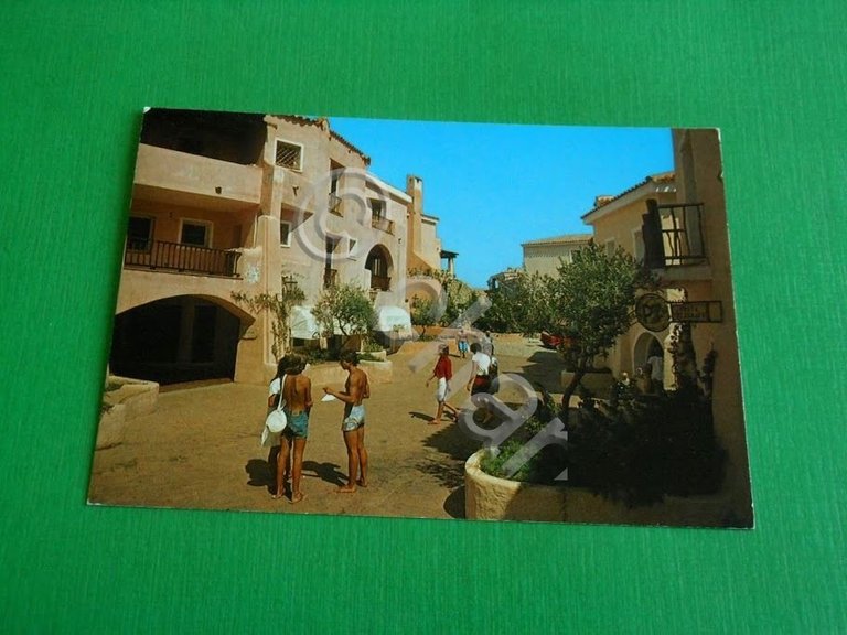 Cartolina Porto Cervo ( Costa Smeralda ) - La passeggiata …