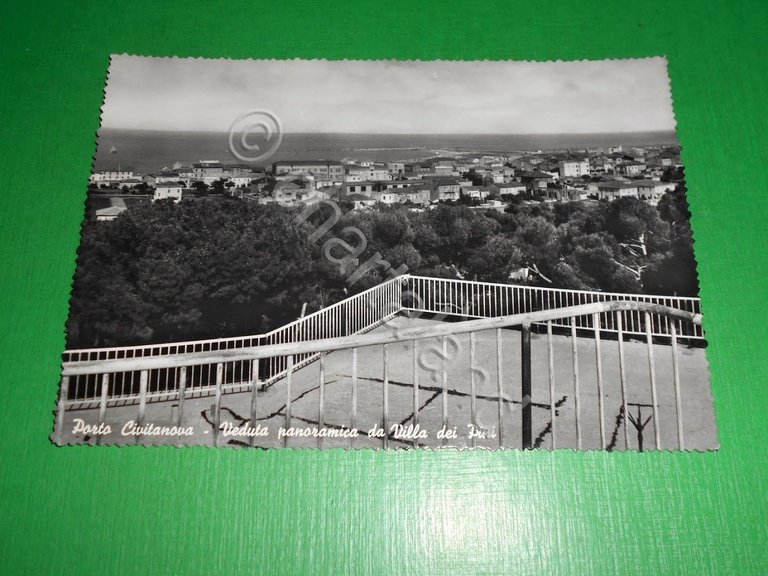 Cartolina Porto Civitanova - Veduta panoramica da Villa dei Pini …