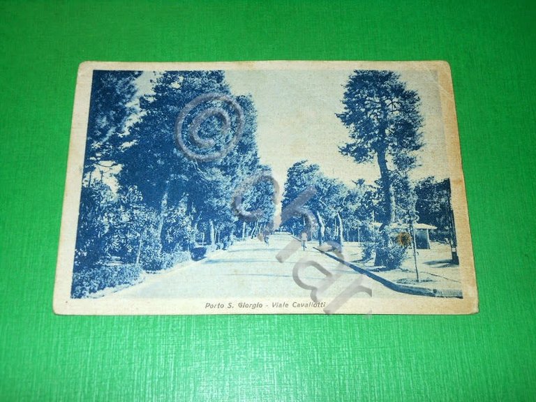Cartolina Porto S. Giorgio - Viale Cavallotti 1950