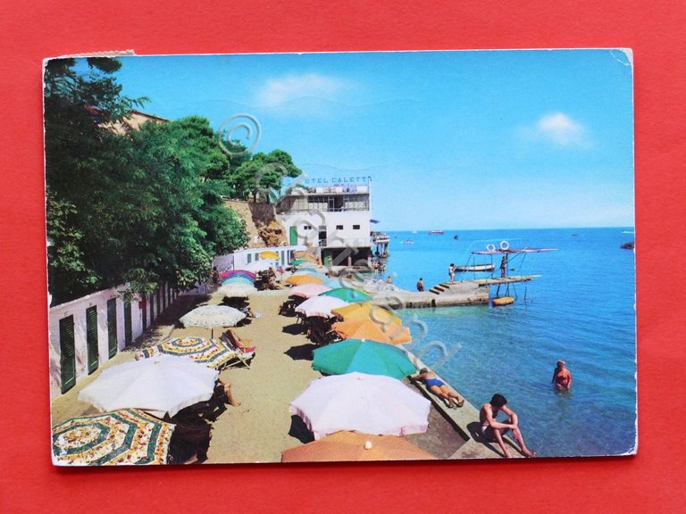 Cartolina Porto S. Stefano - Hotel Caletta - L'Arenile - …