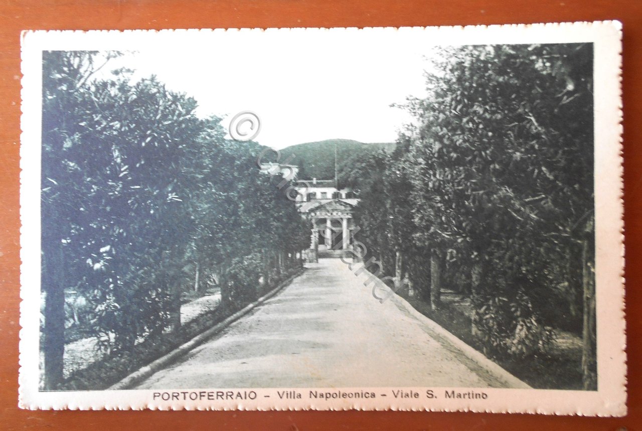 Cartolina Portoferraio - Villa Napoleonica - Viale S. Martino - …