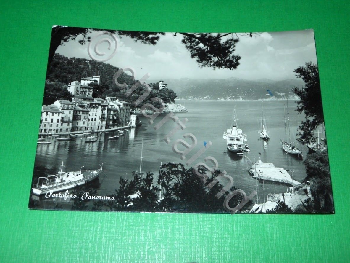 Cartolina Portofino - Panorama - 1955.