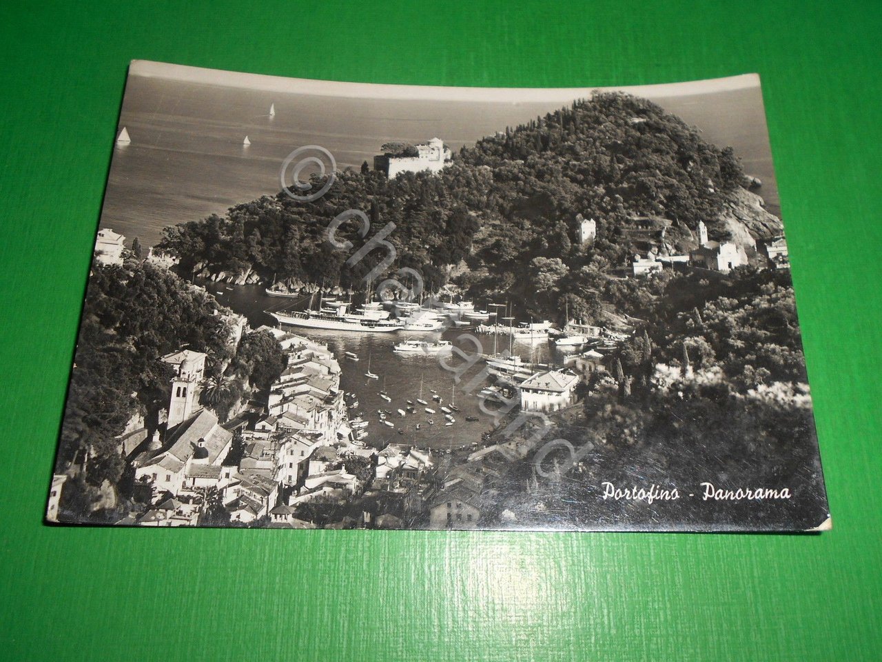 Cartolina Portofino - Panorama 1952.