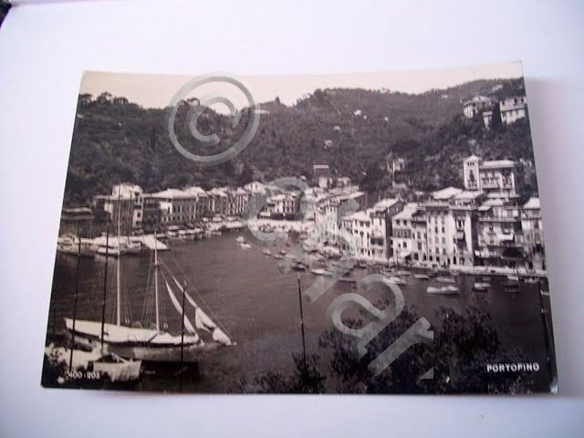 Cartolina Portofino - Panorama generale 1960