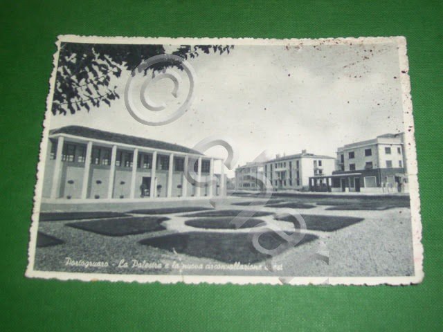Cartolina Portogruaro - La Palestra e la nuova circonvallazione ovest …