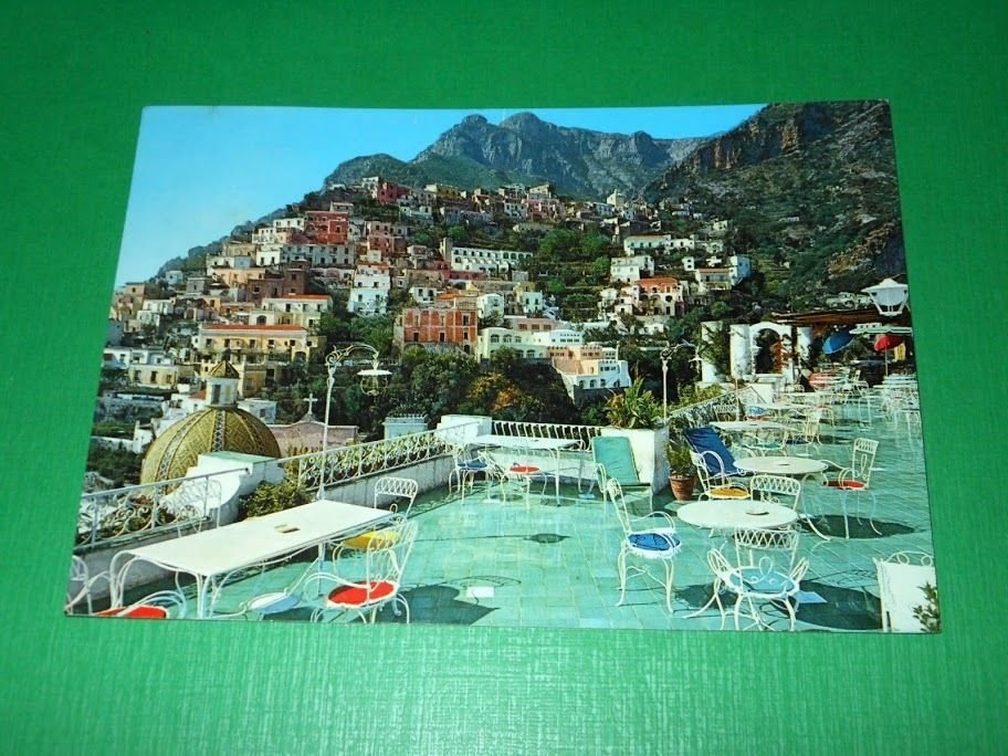 Cartolina Positano - Le Sirenuse - Terrazza 1982